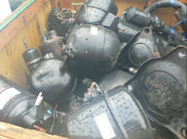 Drained Copper Compressor – Fridges/AC