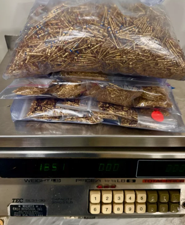 18.6 Kg (41 lbs.) High Gold-Plated Avionics Pin Contacts for Gold Scrap Recovery